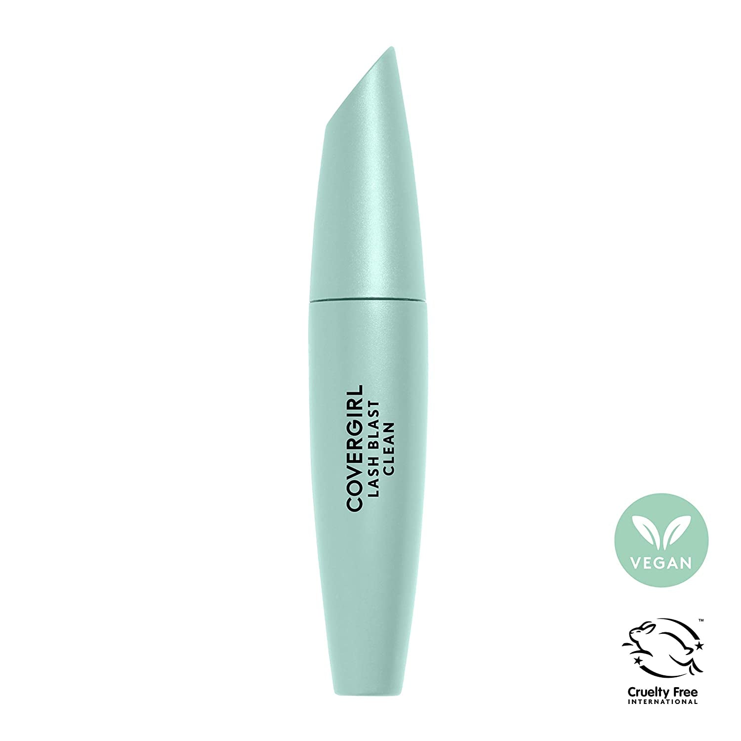 Lash Blast Clean Volume Mascara, Vegan Formula, Volumizing, Smudge-Proof, Cruelty Free, Very Black, 1 Count