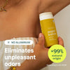 Plastic-Free Deodorant, EWG Verified, Aluminum Free, Vegan Naturally Sourced Body Deodorants for Women & Men, Dermatologically Tested, Lemon Leaves, 3 Ounces
