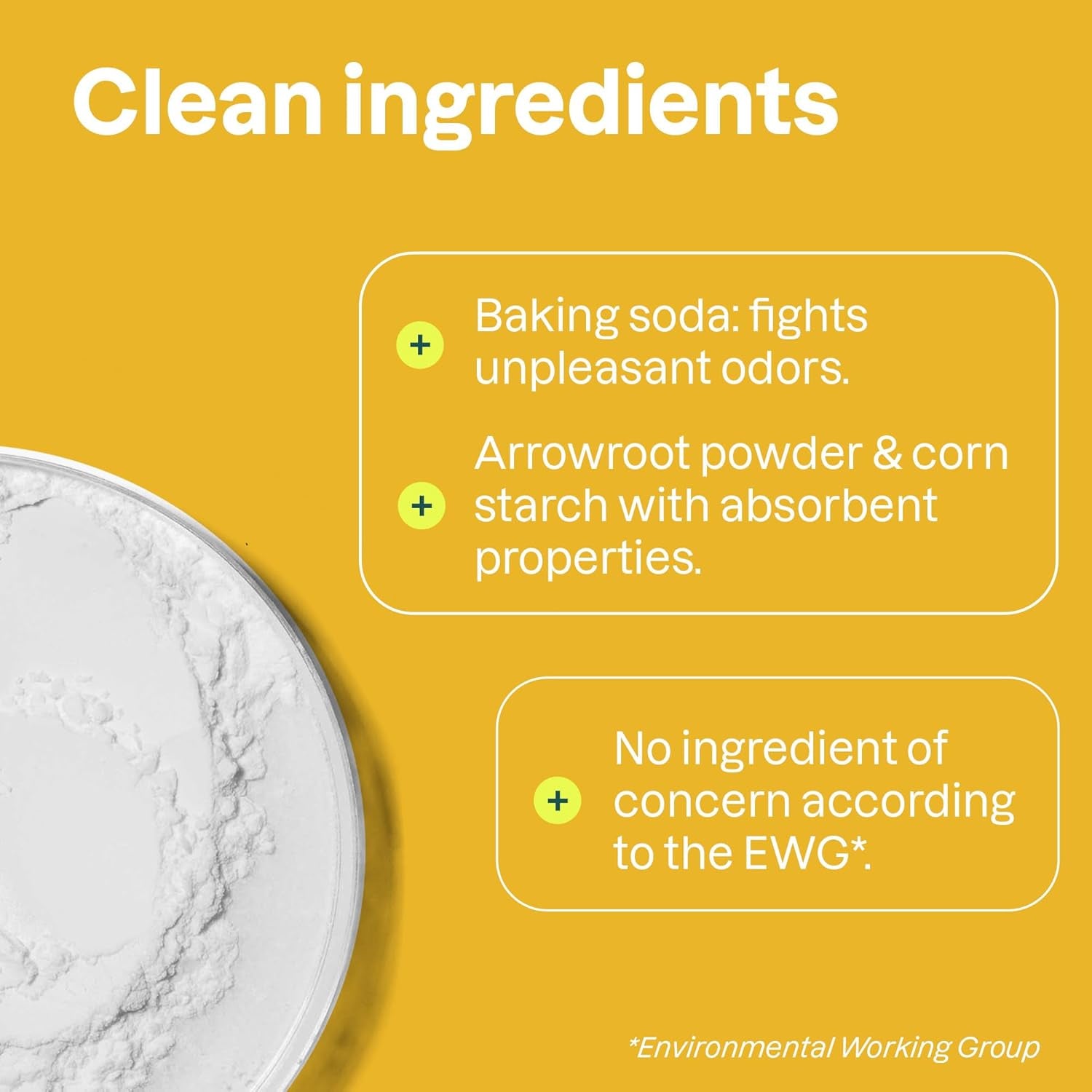 Plastic-Free Deodorant, EWG Verified, Aluminum Free, Vegan Naturally Sourced Body Deodorants for Women & Men, Dermatologically Tested, Lemon Leaves, 3 Ounces